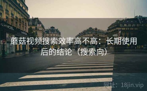 蘑菇视频搜索效率高不高：长期使用后的结论（搜索向）