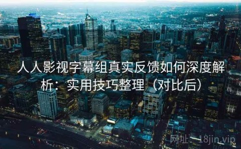人人影视字幕组真实反馈如何深度解析：实用技巧整理（对比后）